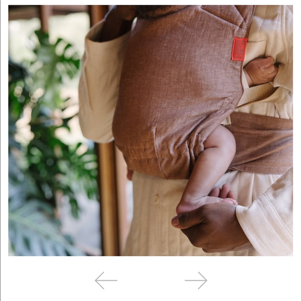 Sakura Bloom Chambray Linen Scout Baby Carrier